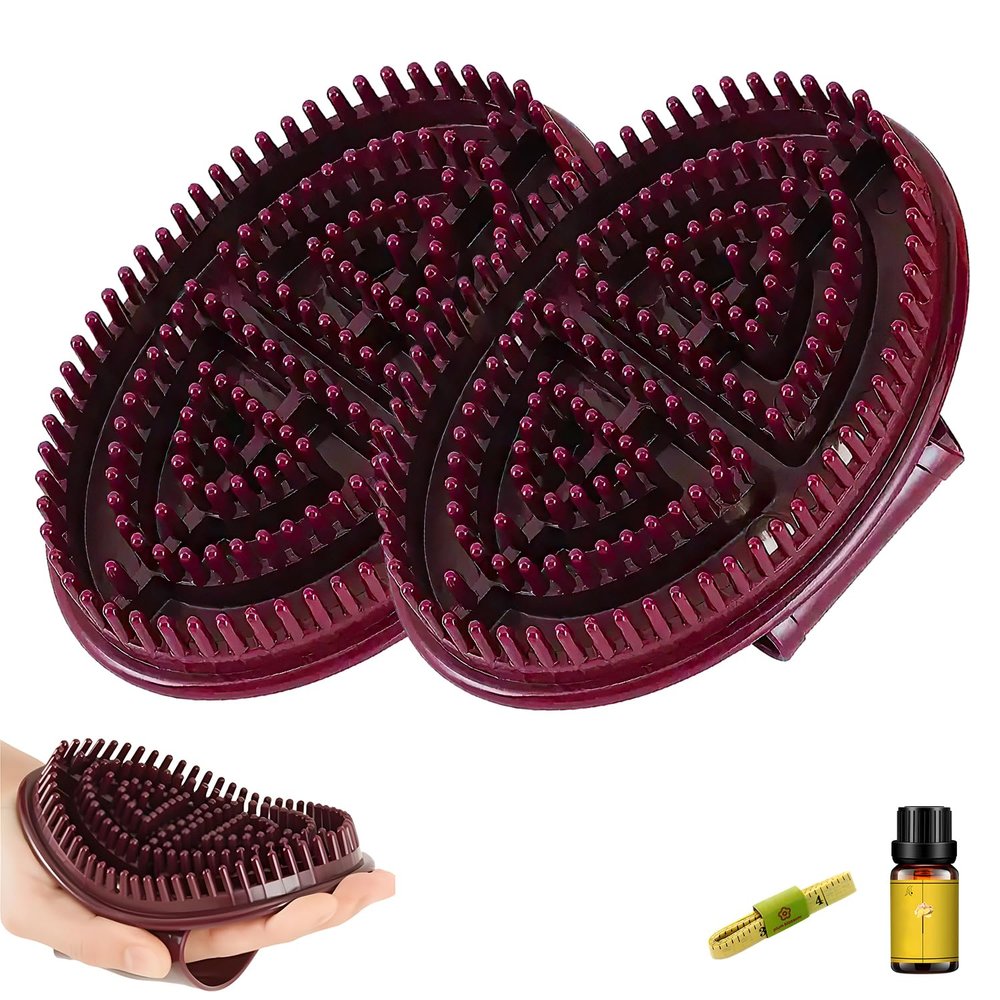 2pcs Meridian Brush Massage, Beauty Salon Professional Custom Meridian Brush, Full Body Relaxation