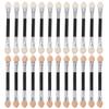 ARTSEWPLY 24pcs Dual-headed Eyeshadow Applicators Versatile Makeup Brushes for Eye Lip and Nose Contouring Easy Use Cosmetic Tools for Travel and Daily Use Random Color view 1