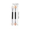 ARTSEWPLY 24pcs Dual-headed Eyeshadow Applicators Versatile Makeup Brushes for Eye Lip and Nose Contouring Easy Use Cosmetic Tools for Travel and Daily Use Random Color view 2
