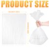 FDKYOEK 240 PCS Disposable Foot Tub Liner, Plastic Transparent Pedicure Liners Disposable Portable Foot Soaking Basin Cover Bags for Foot Bath Spa, Clear view 3