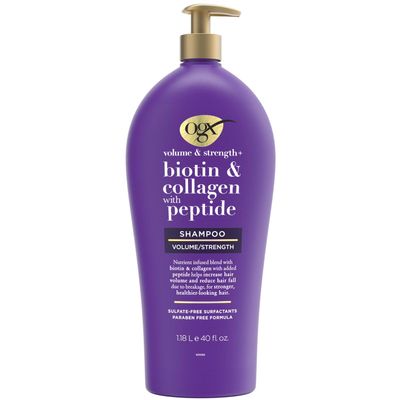 OGX Volume & Strength + Biotin & Collagen Shampoo (40 Fluid Ounce)