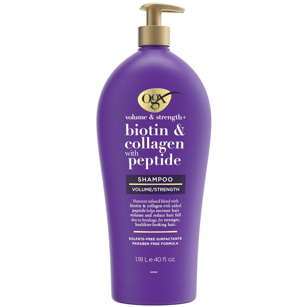 OGX Volume & Strength + Biotin & Collagen Shampoo (40 Fluid Ounce)