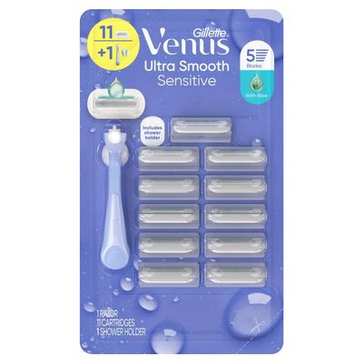 Gillette Venus Ultra Smooth Razor, 11 Count
