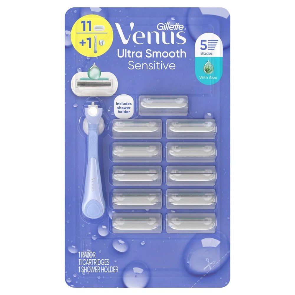 Gillette Venus Ultra Smooth Razor, 11 Count