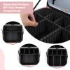ACAGALA Makeup Bag Partition Organizer Large Capacity Travel Cosmetic Storage Bag view 2