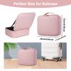 ACAGALA Makeup Bag Partition Organizer Large Capacity Travel Cosmetic Storage Bag view 4