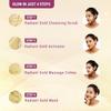 Radiant Gold Facial Kit with 24K Pure Gold and Papaya, 37g, 4 Easy Steps, 4 Uses view 3