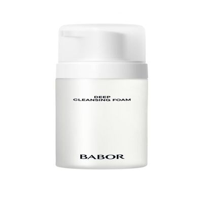 BABOR Deep Cleansing Foam for Combination Skin and Oily Skin, Refreshing Foam for Daily Facial Cleansing, Vegan Formula, 1 x 200 ml