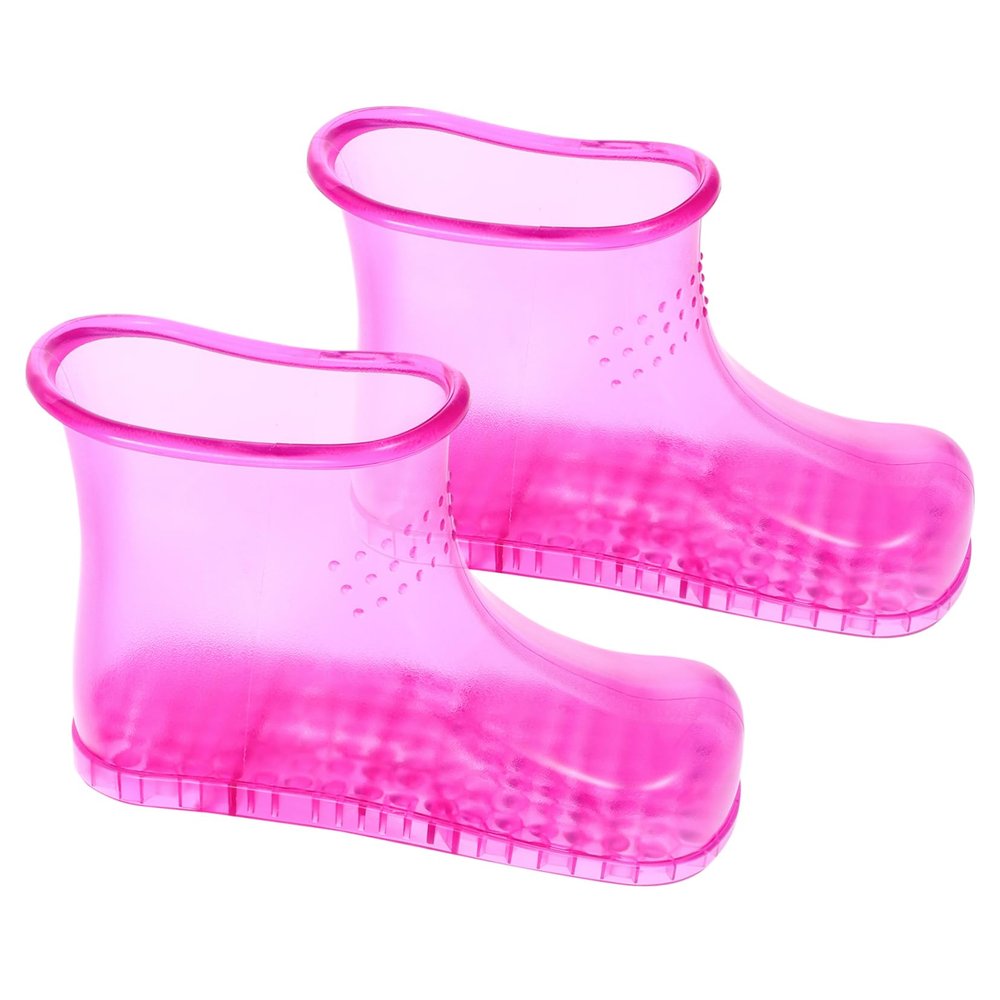 DONFAMDS 1pair Massage Bucket Boots for Foot Soaking Foot Washing Shoes for Easy to Use Massage Tool for Relaxation