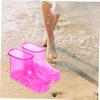 DONFAMDS 1pair Massage Bucket Boots for Foot Soaking Foot Washing Shoes for Easy to Use Massage Tool for Relaxation view 4