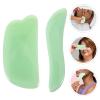 Beaupretty 2pcs Facial Guasha Scraping Tool for Massage and Beauty Compact Design for Easy Storage and Travel for Massage Suitable for Women view 4