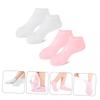 DEARMAMY 2Pairs Moisturizing Socks for Dry Cracked Feet Softening Foot Cover with Slip Design Breathable Household Foot Care Masks for Daily Use view 4