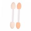 DECOMELODY 30pcs Double-ended Eyeshadow Brush Applicator Tool for Women Brush Heads for Natural to Dramatic Look White view 1