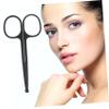 DECOMELODY Stainless Steel Round Tip Scissors for Hair Trimming 2pcs Eyebrow and Nose Hair Scissors Set for Men and Women Portable Grooming Tools view 3