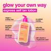 b.tan Dark Self Tanner Lotion | Glow Your Own Way, 1 Hour Express - Daily Quick Sunless Tanning Cream, Best Natural Bronze, Hydrating Vitamin C, Face & Body, No Fake Tan Smell, 8 Fl Oz view 3
