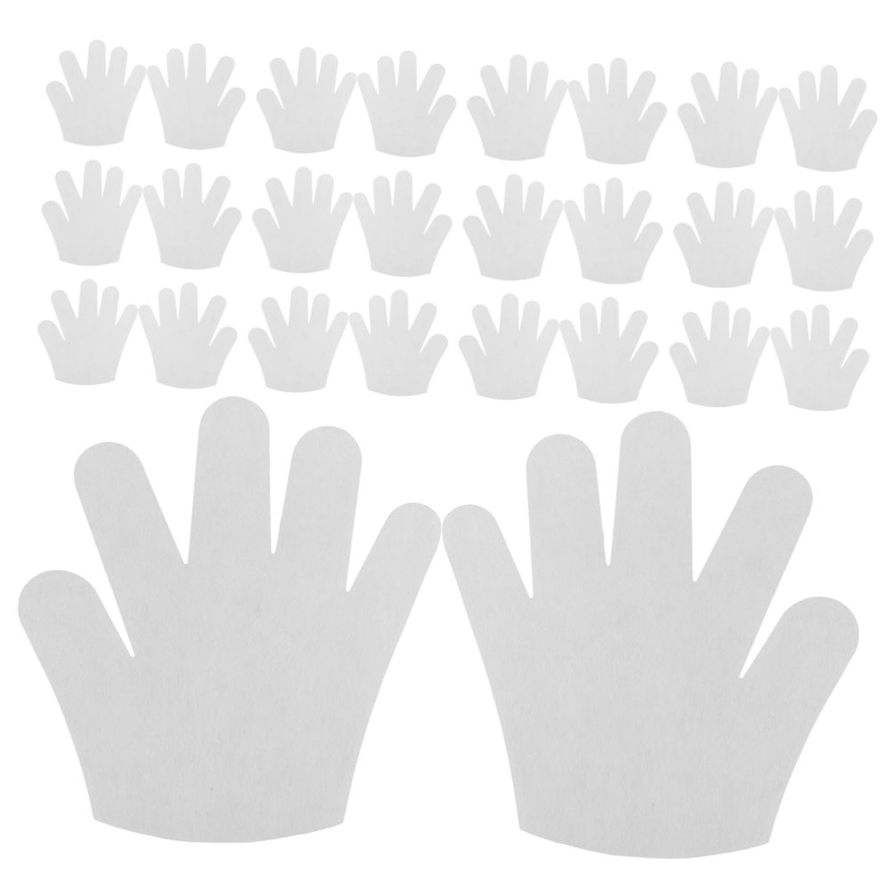 ASAKKURA 50pairs Overnight Moisturizing Non-Woven Gloves Women Hand Moisturizer Gloves for Dry Skin