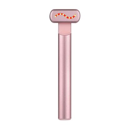 4-in-1 Facial Device with Red Light Therapy  Anti-Aging, Skin Rejuvenation, Pore Cleaner, Microcurrent Tool  USB Rechargeable & Travel-Friendly