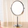 8 Inch Double-Sided Brass Countertop Makeup Mirror, 1X & 3X/5X/7X/10X Magnification, 360 Rotating Vanity Mirror, Gold Finish(Chrome,7X) view 4