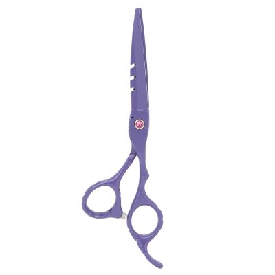 6 Inch Stainless Steel Beard Trimming Scissors, Tension Hairdressing Clippers, accurate for Neat Haircuts, Ergonomic, Ideal for Home Salon or Barber Use (Purple)