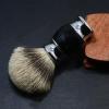 ACHANHUAI Wooden Handle Vintage Hand Brush Shaving Set Shaving Brush Beard Soap Bowl Foam Brush Cleansing Brush view 2