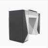Modern Nail Table for Salon  Manicure Desk with Quartz Top, MDF Wood, Armrest & 360 Wheels  White and Gray Station for Nail Techs (Espresso) view 4