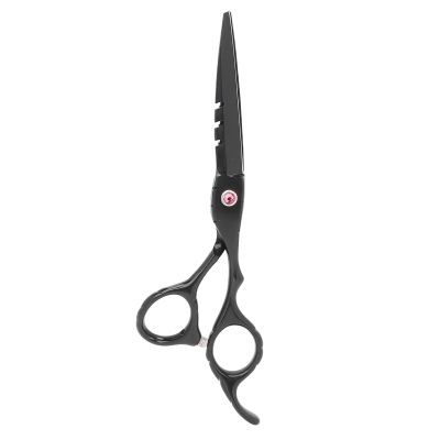 6 Inch Stainless Steel Beard Trimming Scissors, Tension Hairdressing Clippers, accurate for Neat Haircuts, Ergonomic, Ideal for Home Salon or Barber Use (Black)