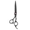 6 Inch Stainless Steel Beard Trimming Scissors, Tension Hairdressing Clippers, accurate for Neat Haircuts, Ergonomic, Ideal for Home Salon or Barber Use (Black) view 1