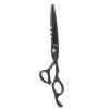 6 Inch Stainless Steel Beard Trimming Scissors, Tension Hairdressing Clippers, accurate for Neat Haircuts, Ergonomic, Ideal for Home Salon or Barber Use (Black) view 4