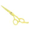 6 Inch Stainless Steel Beard Trimming Scissors, Tension Hairdressing Clippers, accurate for Neat Haircuts, Ergonomic, Ideal for Home Salon or Barber Use (Yellow) view 2