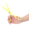 6 Inch Stainless Steel Beard Trimming Scissors, Tension Hairdressing Clippers, accurate for Neat Haircuts, Ergonomic, Ideal for Home Salon or Barber Use (Yellow) view 4