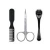 ACHANHUAI Beard Care Trio Set Men's Beard Brush Comb Beard Trimming Care Set Beard Set view 1