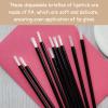 50 disposable lip color brushes Lipstick gloss applicator Hollow lip brush Portable cosmetic beauty tools, disposable nail oil, Cookie paint, Cookie, color burush view 4