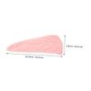Beavorty 2pcs Coral Fleece Hair Towel Turbans for Women Quick Drying Hair Wraps Absorbent and Comfortable for Bathroom and Beauty Salon Use view 2