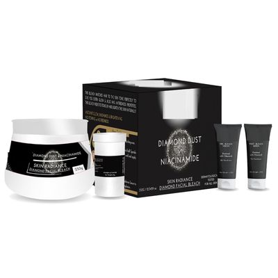 TV Advance Diamond Bleach For Face | 1st Dermatologically Tested No-Itching Gentle Bleach For Women | Enriched With Diamond Dust & Niacinamide | With Pre Cream & Post Serum | 360g