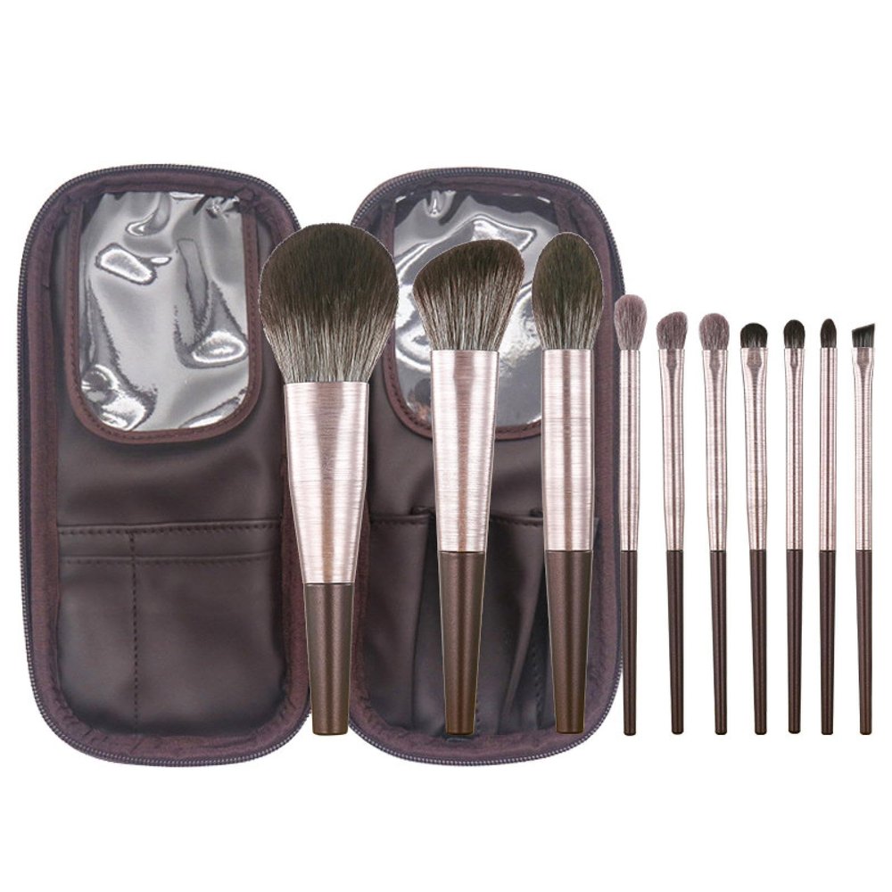 10 Makeup Brush Set, Giant Soft Loose Powder Blush Eyeshadow Brush, Full Set of Beauty Makeup Brushes