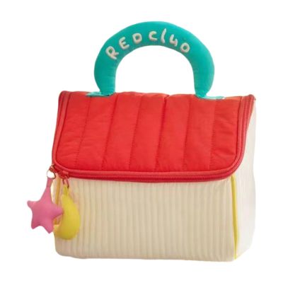 Large Capacity Makeup Bag Travel Cosmetic Pouch Organizer with Handle for Cosmetics Toiletries Brushes