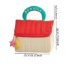 Large Capacity Makeup Bag Travel Cosmetic Pouch Organizer with Handle for Cosmetics Toiletries Brushes view 2