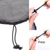 5 Pcs Hair Net for Wig Making Afro Puff Drawstring Ponytail And Afro Hair Bun - Black Glueless Ponytail Hairnet with 10 Pcs Wig Combs - Adjustable Strap Afro Hair Bun Weaving Net For Women (L/Square) view 4