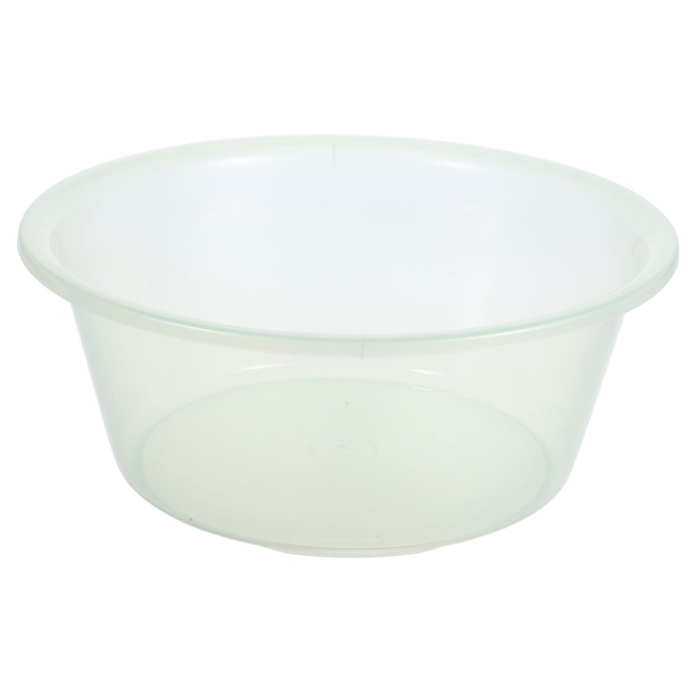 Alipis Transparent Wash Basin Modern Minimalist Plastic Foot Soaking Tub Versatile Dish Pan for Face Washing Foot Bath Compact Design for Home Travel Use