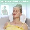 Bathland Bath Pillows for Tub - Luxury Bathtub Pillow Neck, Head, Back Support, Soft 4D Mesh Fabric and Non-Slip Suction Cups & Quick Dry, Fits All Tubs, Bath Soaking Accessories Spa Gifts, White view 2