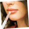 DEARMAMY 2pcs Mini Lip Brush Lid Portable Lipstick Applicator for Women Lip Gloss Makeup Tool for Precise Application view 3