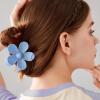 12 Pcs Claw Clips, Multi-Shapes Hair Clips for Women Girls, Non-Slip Large Jaw Claw Clips for Thick Thin Curly Hair Accessories (Light Blue) view 2