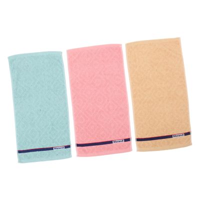 Alipis 3pcs Absorbent Cotton Towels Soft Hand Towels for Bathroom Quick-Drying Face Cloths for Use for Washing and Drying Skin