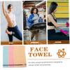 Alipis 3pcs Absorbent Cotton Towels Soft Hand Towels for Bathroom Quick-Drying Face Cloths for Use for Washing and Drying Skin view 3