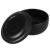 Zerodeko Stainless Steel Shaving Soap Bowl Lid Portable Shaving Accessory for Men Moisture Retaining Design Tool for Home and Travel view 1