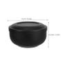 Zerodeko Stainless Steel Shaving Soap Bowl Lid Portable Shaving Accessory for Men Moisture Retaining Design Tool for Home and Travel view 2