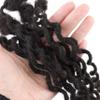 0.6cm Thickness Real Human Hair Dreadlock Extensions 10 Inch 10 Strands Full Handmade Permanent Curly Locs Extensions Human Hair Can Be Dyed and Bleached view 3