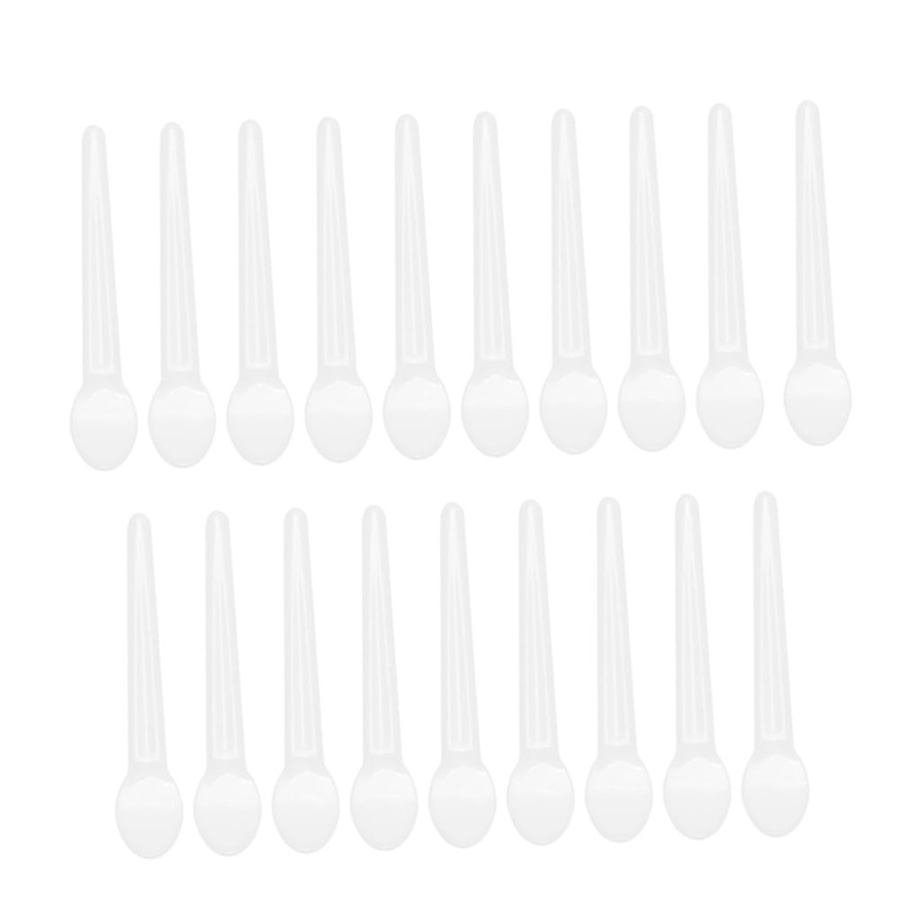 GALPADA 100pcs Makeup Spoon Cosmetic Spatula for Face Masks Creams and Hair Removal Wax Application Multi-functional Beauty Tool for Skincare and Mixing