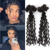 0.4 cm Curly Wave Loc Extensions Human Hair 14 Inch 10 Strands Dreadlock Extensions for Man/Women Handmade Permanent Locs Extensions Can Be Dyed Bleached Twisted view 1
