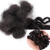 0.4 cm Curly Wave Loc Extensions Human Hair 14 Inch 10 Strands Dreadlock Extensions for Man/Women Handmade Permanent Locs Extensions Can Be Dyed Bleached Twisted view 4